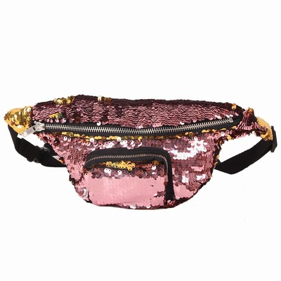 Sequin Belt Pack Gift For Women Bag Wholesale Wine Gold