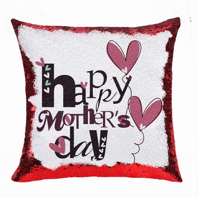 Mother Day Gift Personalised Sequin Cushion Cover Producer