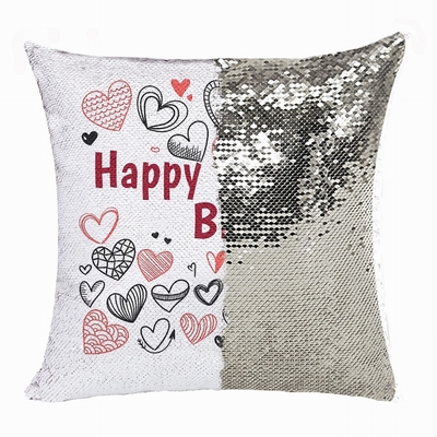 Cheap Sequin Magic Pillow Personalized Photo Gift Birthday