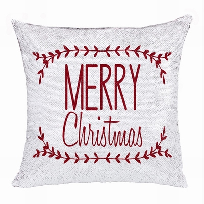 Christmas Personalized Special Gift Sequin Magic Pillow