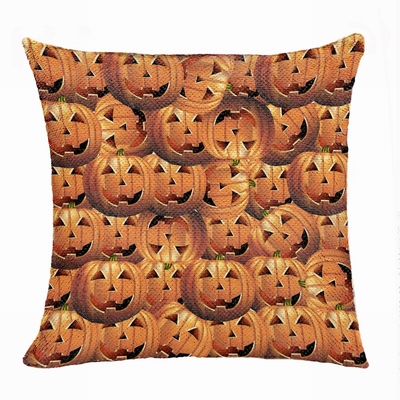 Halloween Pumpkins Uncommon Personalized Present Sequin Pillow