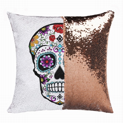 Skull Magic Pillow Handmade Gift 7 Sequins Custom Gift