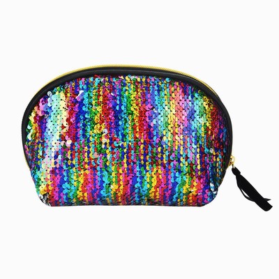 Bulk Shining Sequin Shell Clutch Purse Rainbow