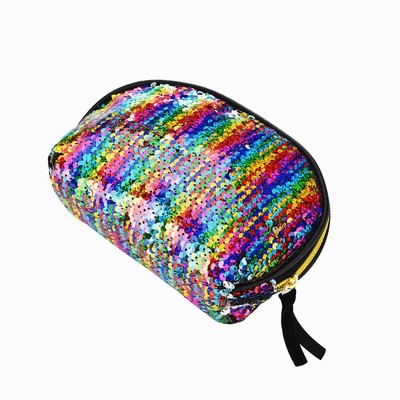 Bulk Shining Sequin Shell Clutch Purse Rainbow