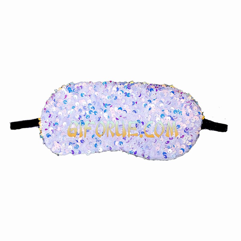Improve Sleep Quality Eye Mask Crystal Sequin 10 Pack - Click Image to Close