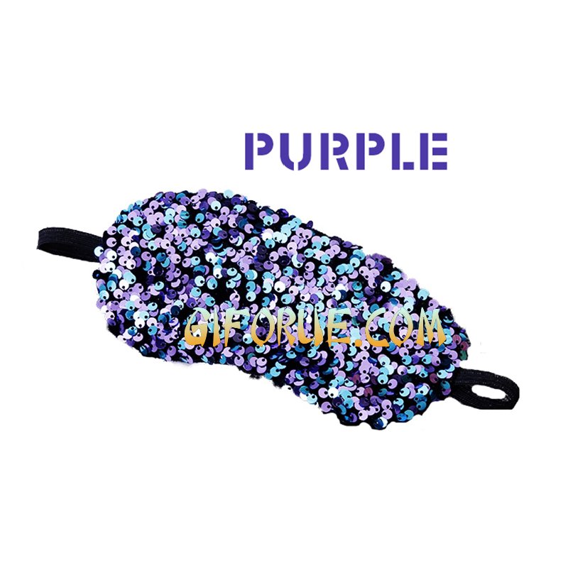 Improve Sleep Quality Eye Mask Crystal Sequin 10 Pack - Click Image to Close