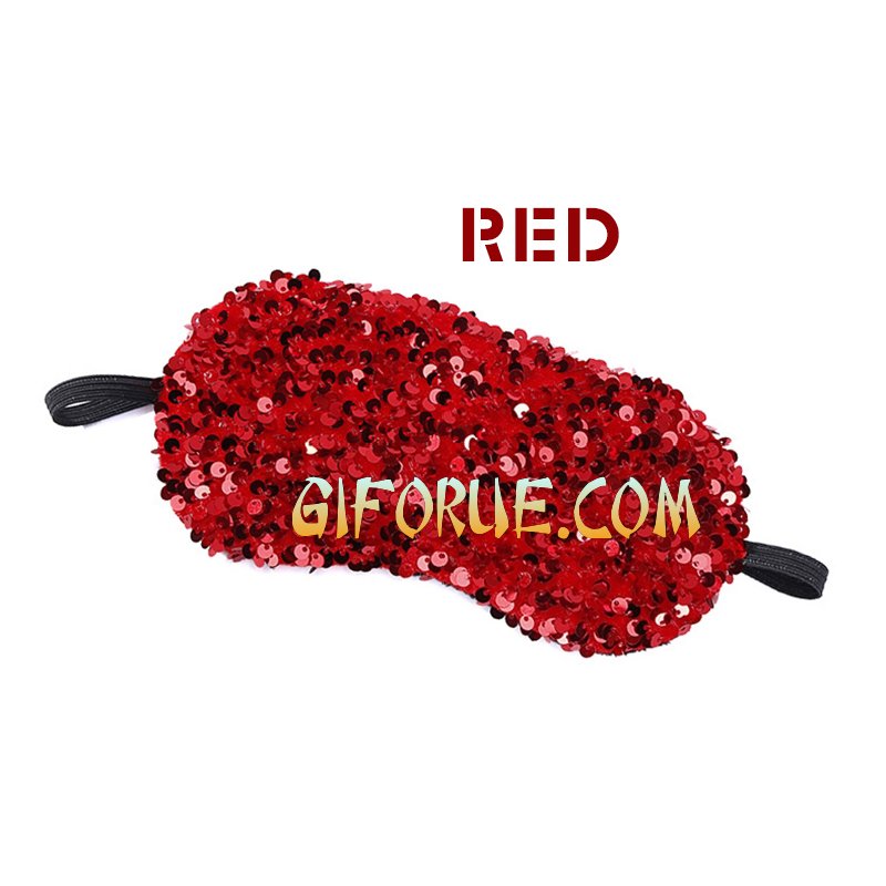 Crystal Sequin Eye Mask Amazing Gift Blindfold 10 Pack - Click Image to Close