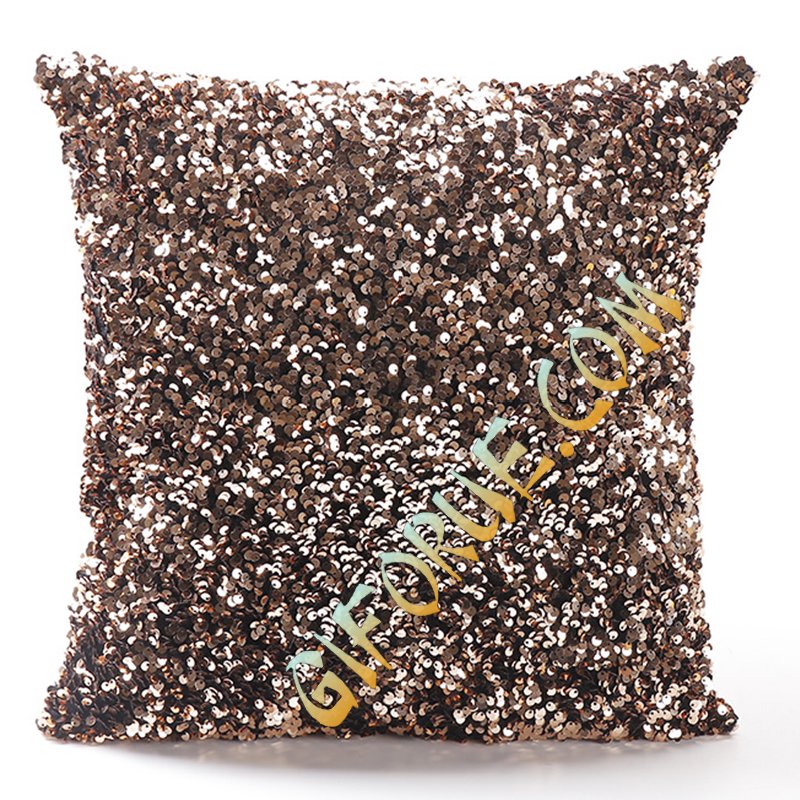 New Material Crystal Sequin Chshion Cover Unusual Gift - Click Image to Close