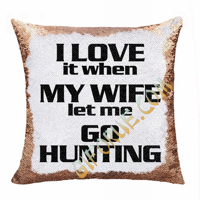 Bulk Best Reversible Sequin Pillow Wife Ass Text Gift - Click Image to Close