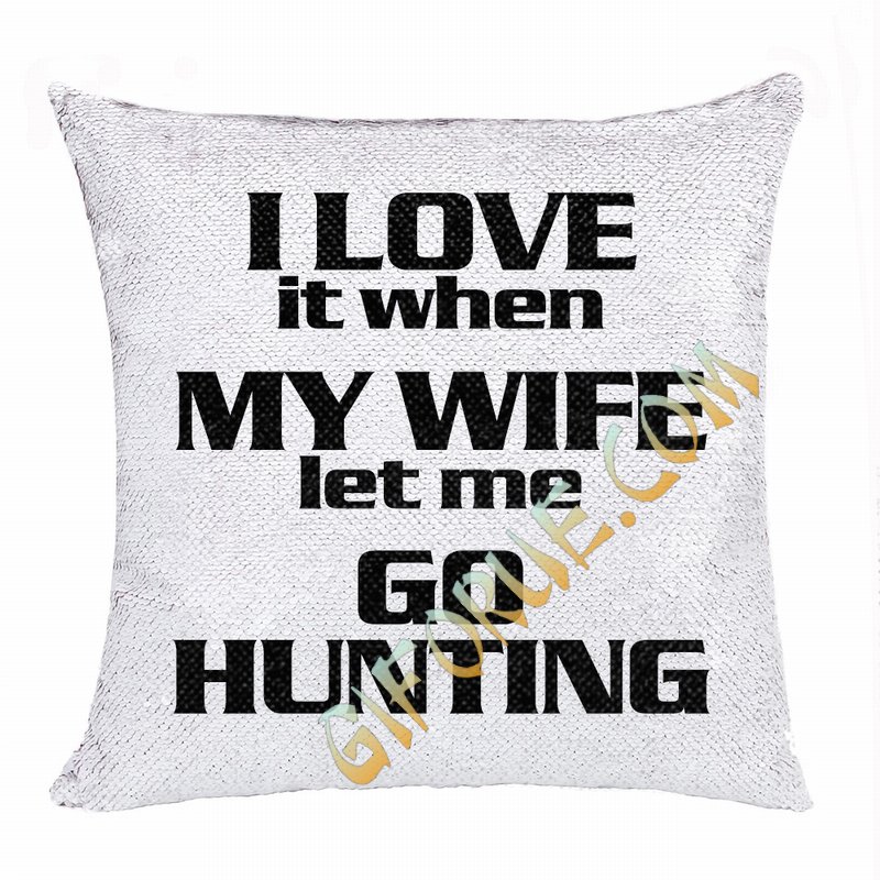 Bulk Best Reversible Sequin Pillow Wife Ass Text Gift - Click Image to Close