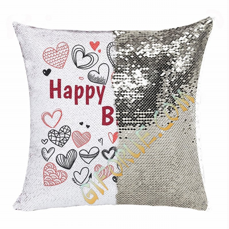 Cheap Sequin Magic Pillow Personalized Photo Gift Birthday - Click Image to Close