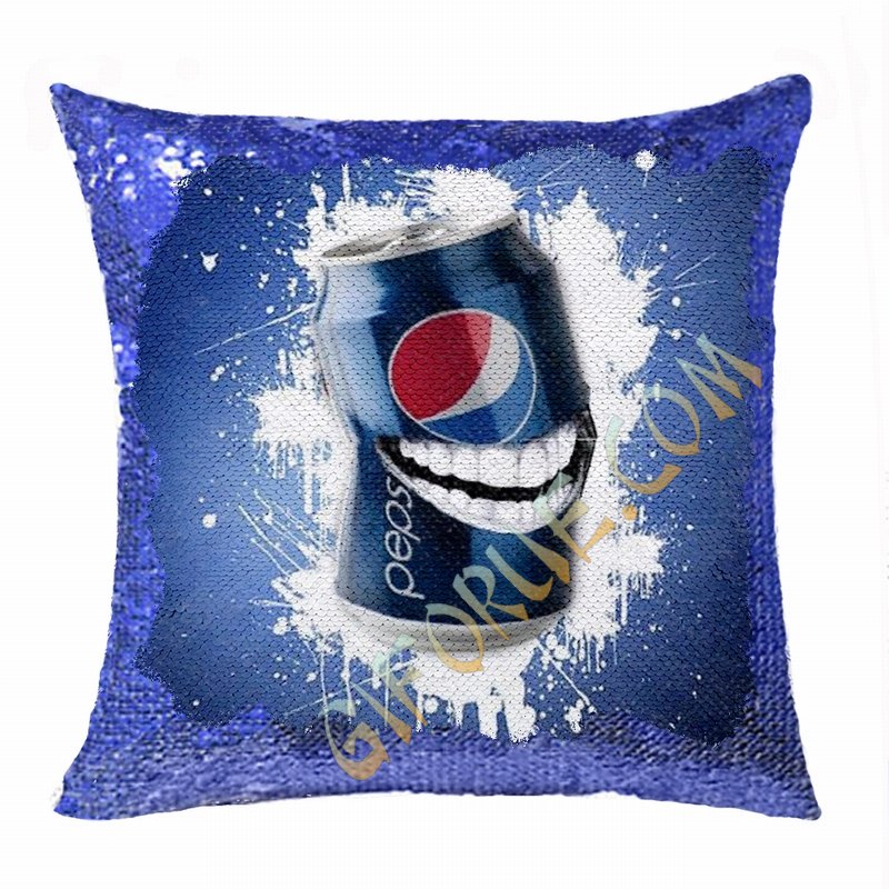 Perfect Personalized Image Flip Sequin Pillow Corporate Gift - Click Image to Close