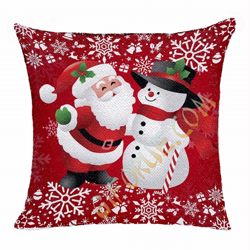 Pillow cover Snowman Believe in Magic
