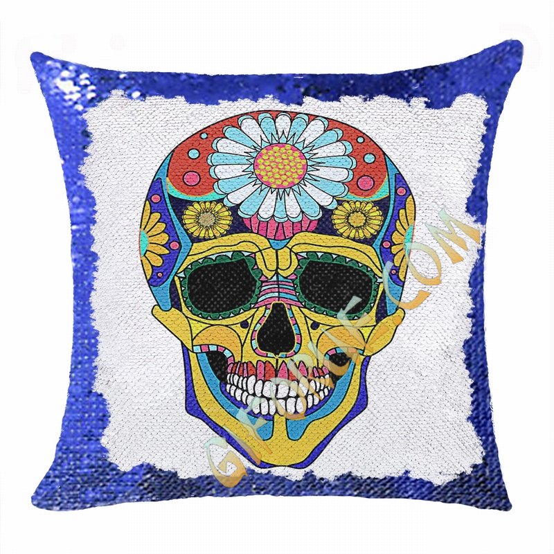 Skull Magic Cushion Cover Personalized Photo Gift Fashion - Click Image to Close