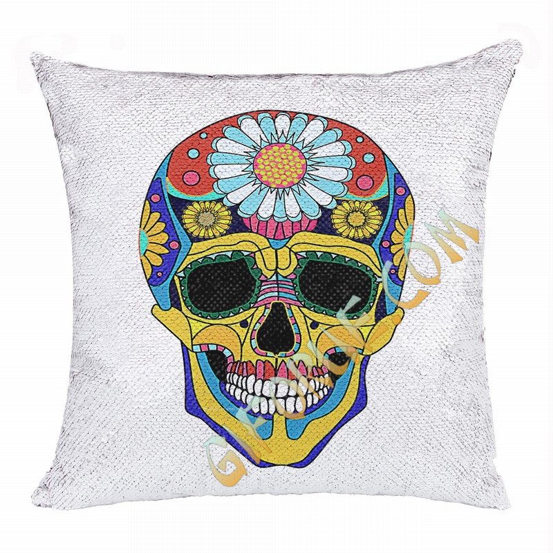 Skull Magic Cushion Cover Personalized Photo Gift Fashion - Click Image to Close