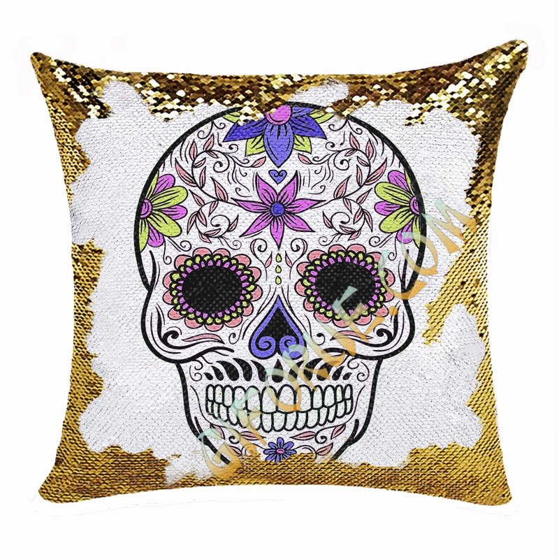 Skull Magic Pillow Top Present New Design Personalized Gift - Click Image to Close