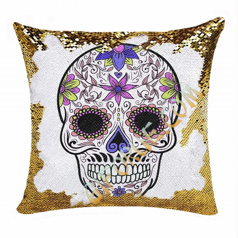 Skull Magic Pillow Top Present New Design Personalized Gift - Click Image to Close