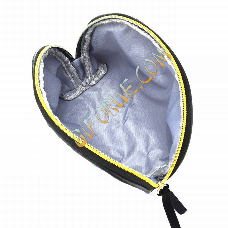 Glitter Sequin Purse Shell Sharp Black Rose Gold - Click Image to Close