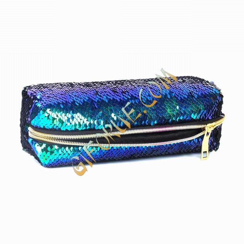 Sequin Pouch Pencil Case Box Pen Bag - Click Image to Close