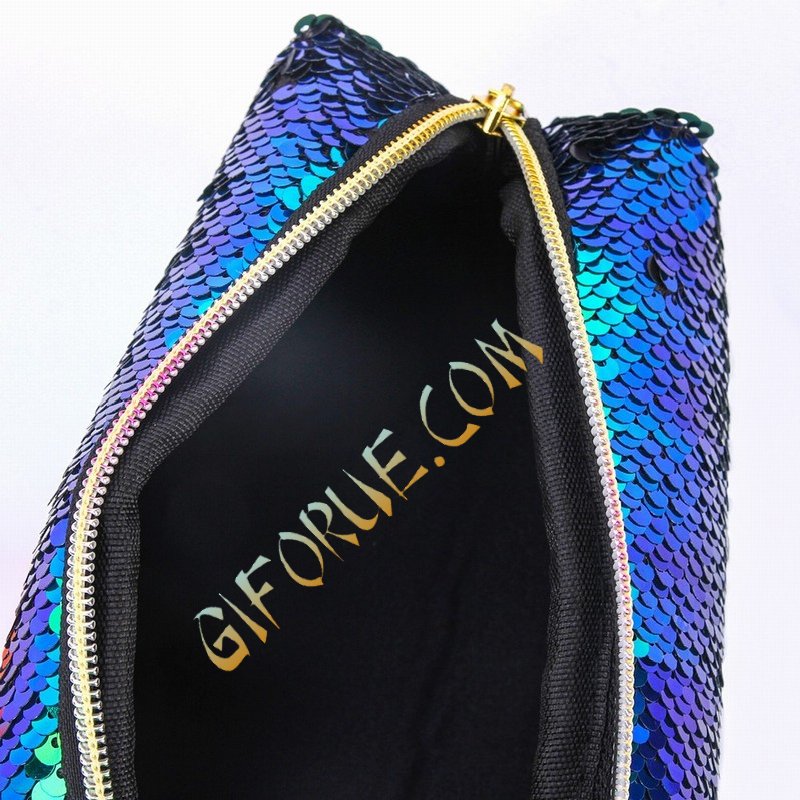 Sequin Pouch Pencil Case Box Pen Bag - Click Image to Close