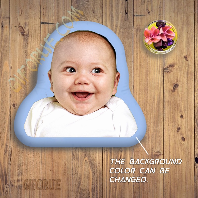 Custom Baby Head 3D Pillow Unusual Gift - Click Image to Close