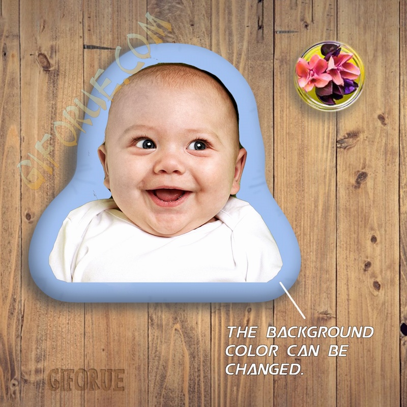 Custom Baby Head 3D Pillow Unusual Gift - Click Image to Close