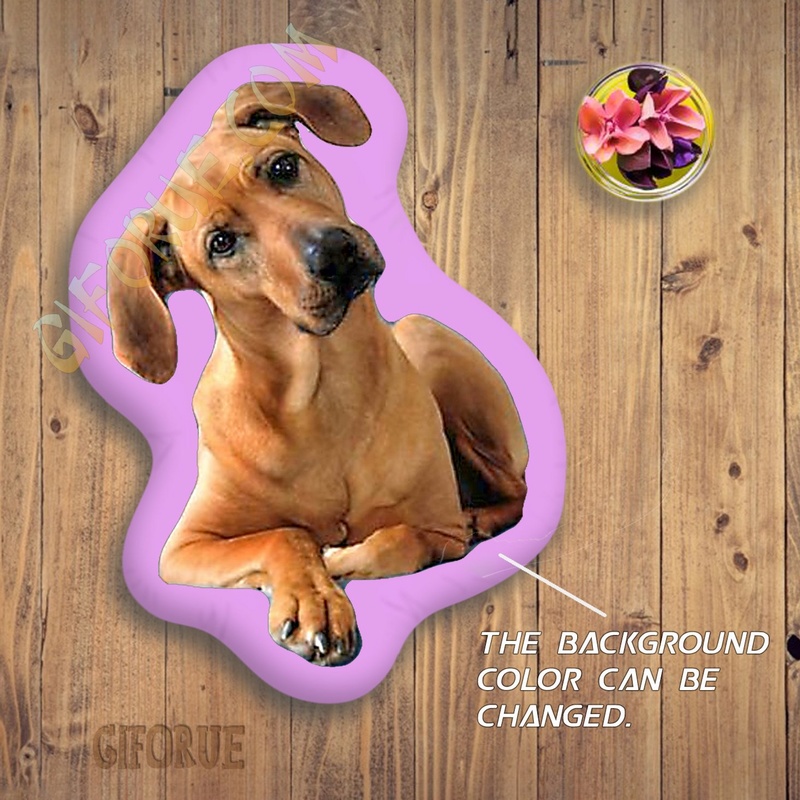 Personalized 3D Shaped Pillow Dog Photo Gift - Click Image to Close