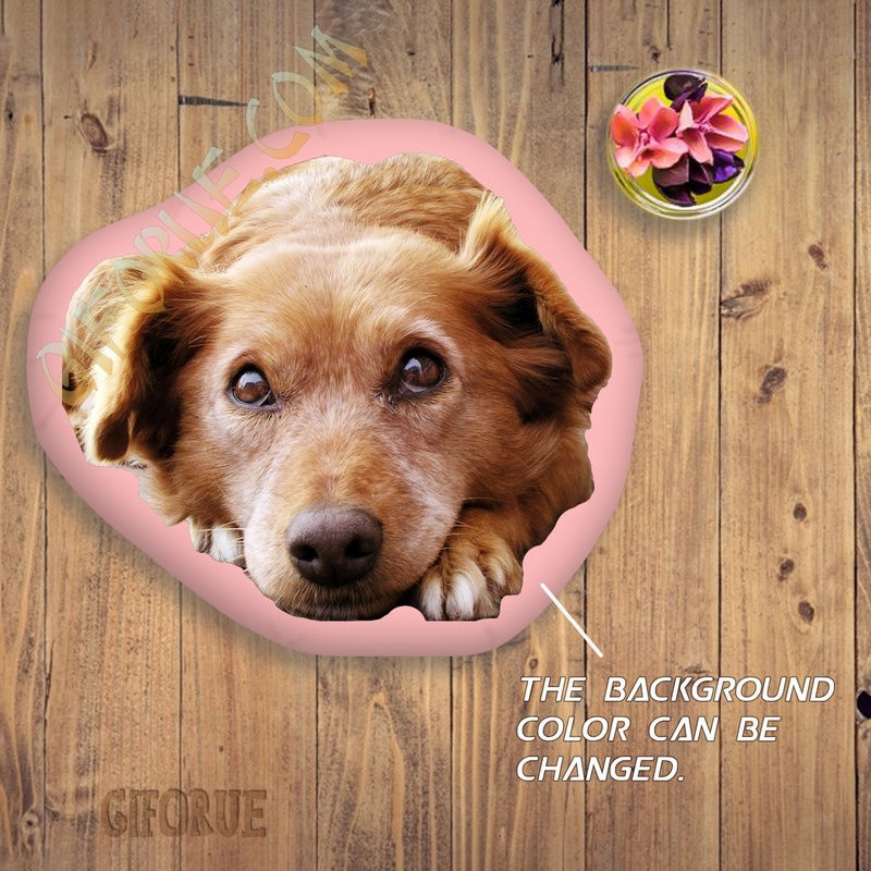 Personalized 3D Shaped Pillow Dog Photo Gift - Click Image to Close