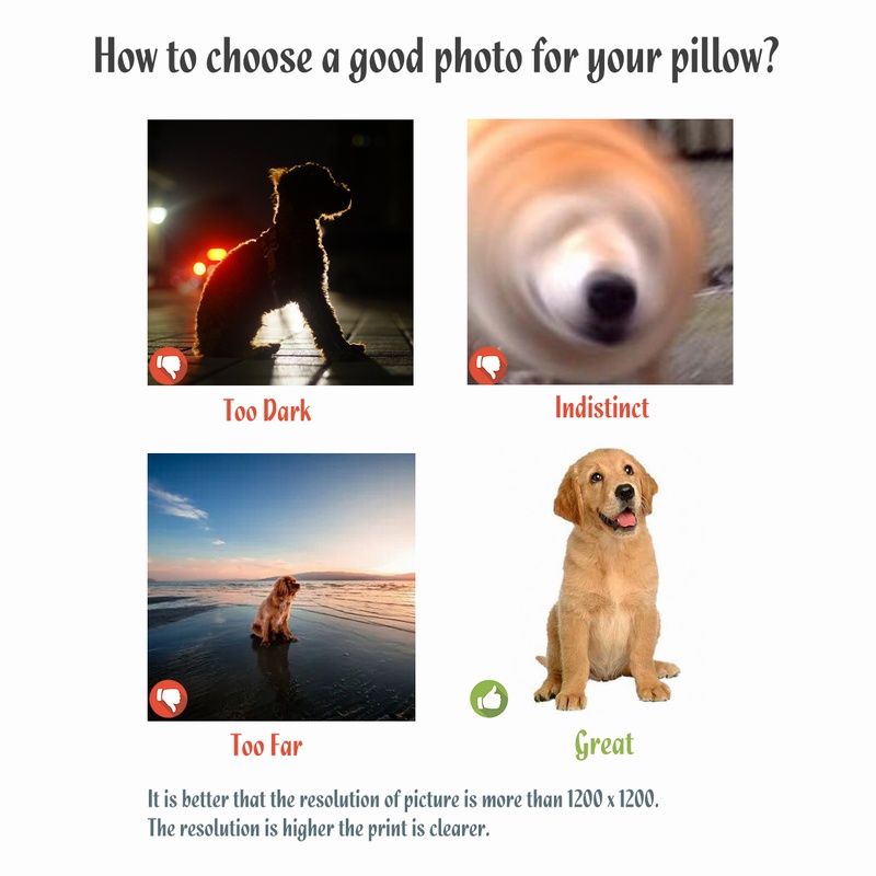 Personalized 3D Shaped Pillow Dog Photo Gift - Click Image to Close