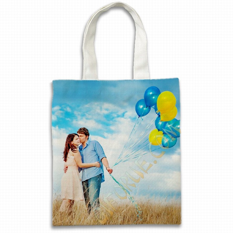 Double Sided Photo Canvas Tote Bags Custom Gift - Click Image to Close