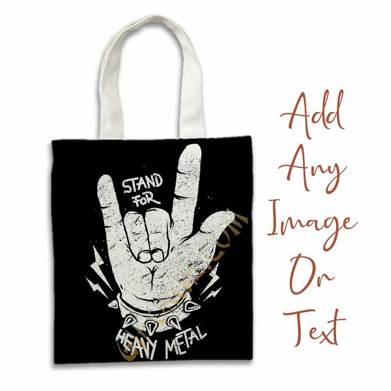 Popular Music Gift Personalized High Quality Canvas Tote Bags - Click Image to Close