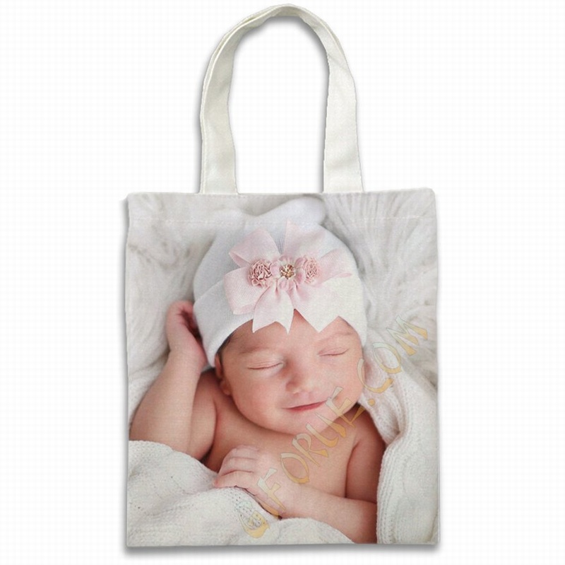 Creative Baby Photo Gift Personalized Canvas Tote Bags - Click Image to Close