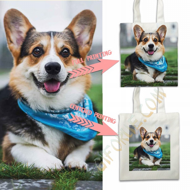 Customized Photo Canvas Bags Uncommon Anniversary Gift - Click Image to Close