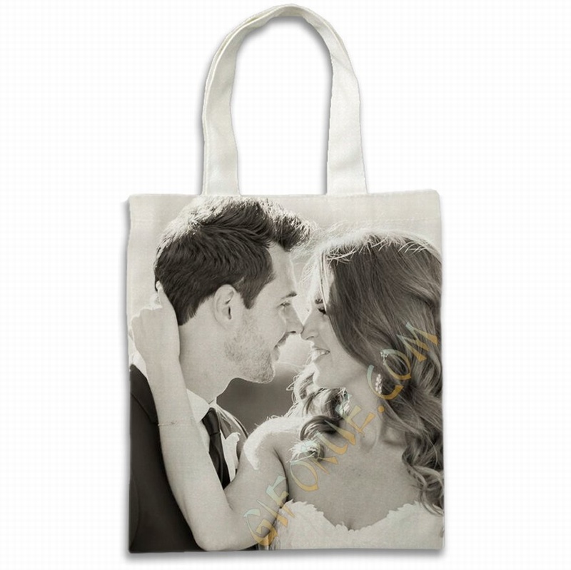Customized Picture Cotton Shopping Bags Couple Cool Gift - Click Image to Close