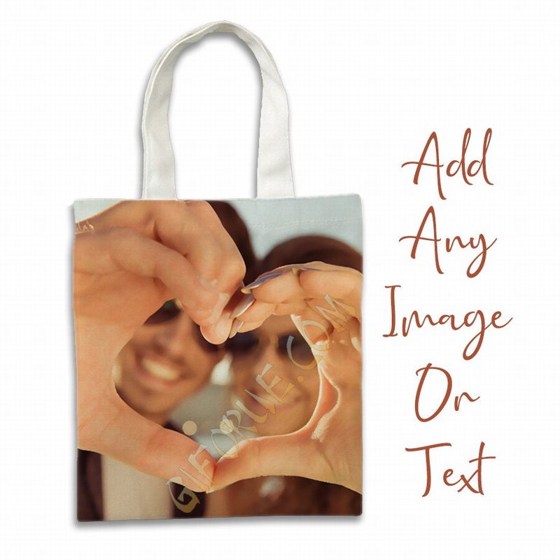 Customized Picture Cotton Shopping Bags Couple Cool Gift - Click Image to Close
