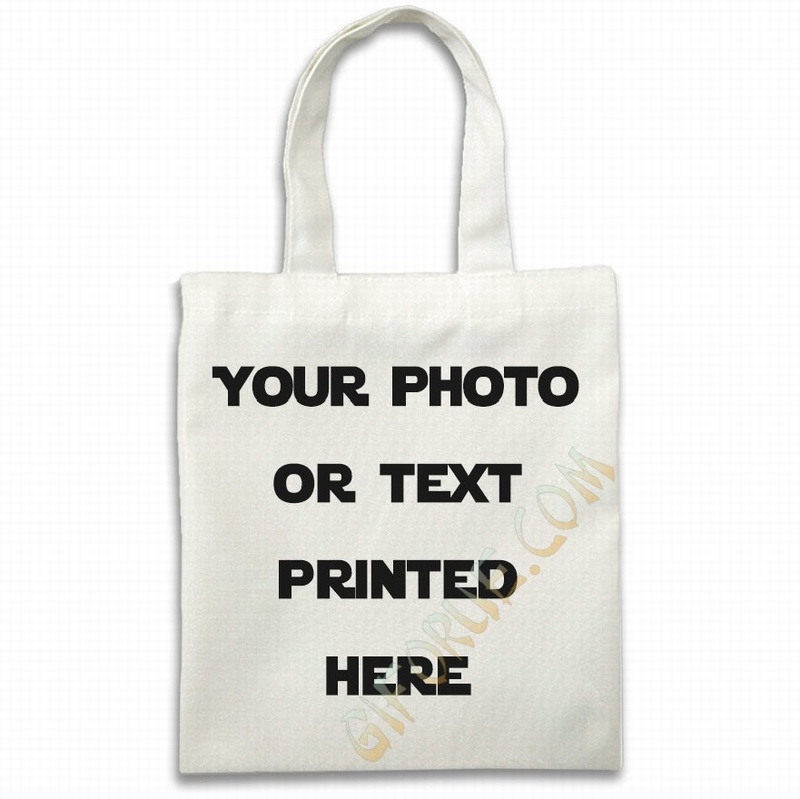 Personalised Canvas Bags With Text Humorous Gift For Anyone - Click Image to Close