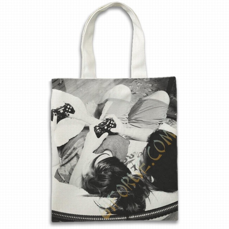 Personalised Gift Engraved Shopping Bag With Girlfriend Photo - Click Image to Close