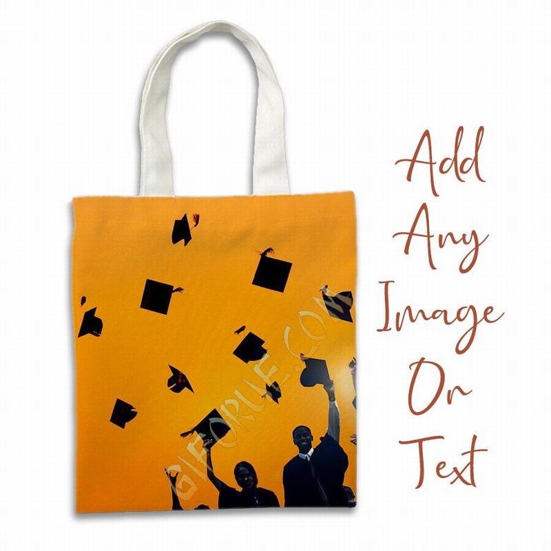 Photo Cotton Canvas Bags Graduation Personalized Gift - Click Image to Close