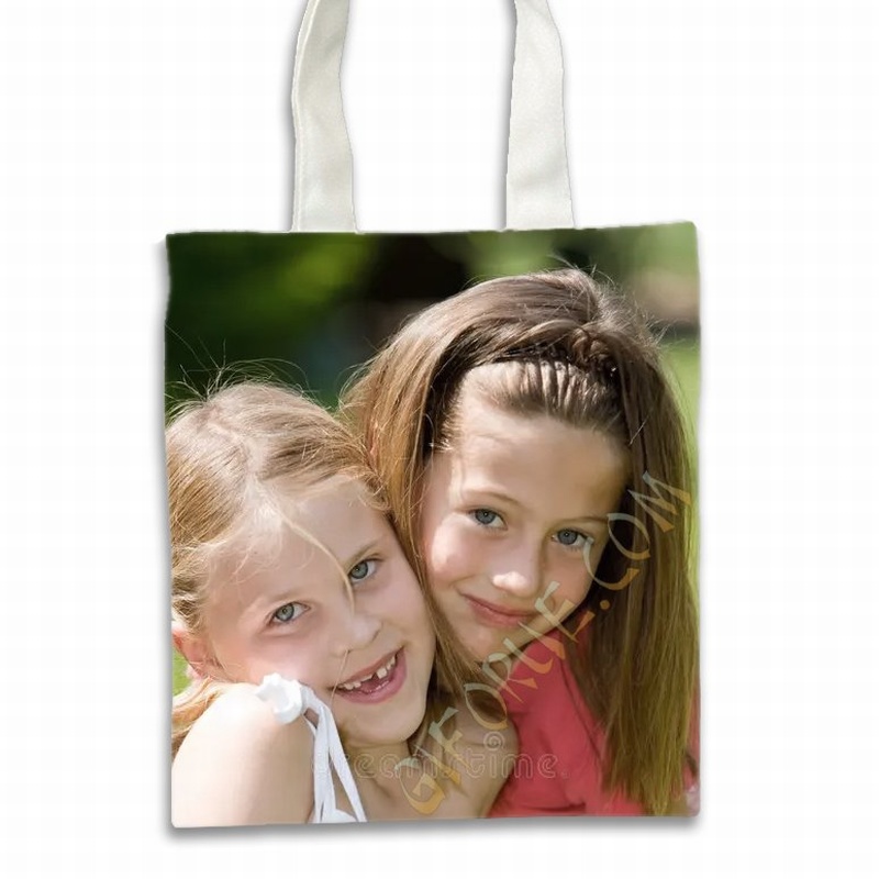 Photo High Quality Cotton Tote Bags Pop Custom-Made Sister Gift - Click Image to Close