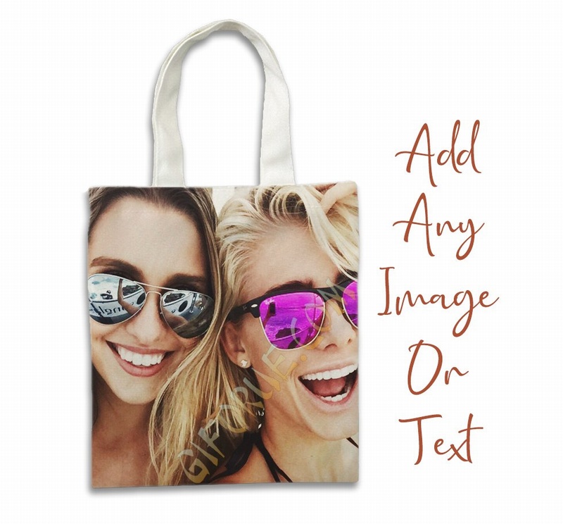 Photo Tote Bags Custom-Made Gift For Best Friends - Click Image to Close
