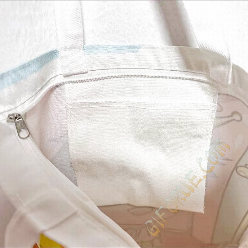 Unique Picture Cotton Tote Bags Custom Art Gift Shoulder Bag - Click Image to Close