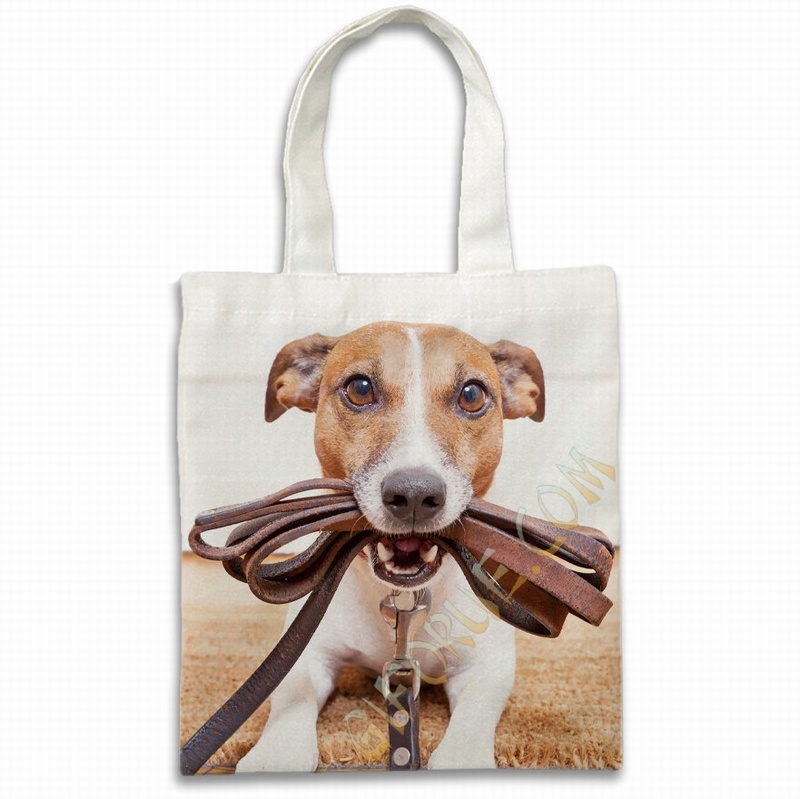 Useful Dog Photo Gift Personalized Heavy Duty Tote Weekender Bags - Click Image to Close