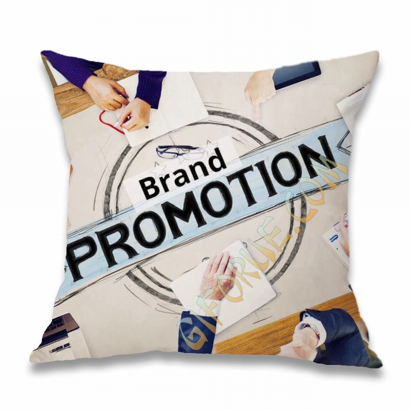 Cotton Pillow Add Your Own Company Logo Slogan For Promotion - Click Image to Close