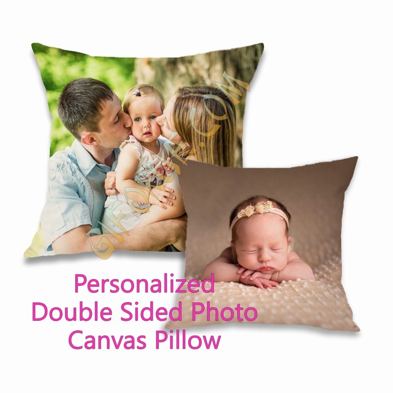 Double Sided Photo Pillow Cover Add Your Own Picture - Click Image to Close