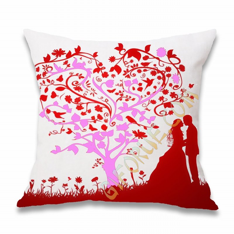 Personalised Cotton Throw Pillow Cases With Marry Me Photo - Click Image to Close