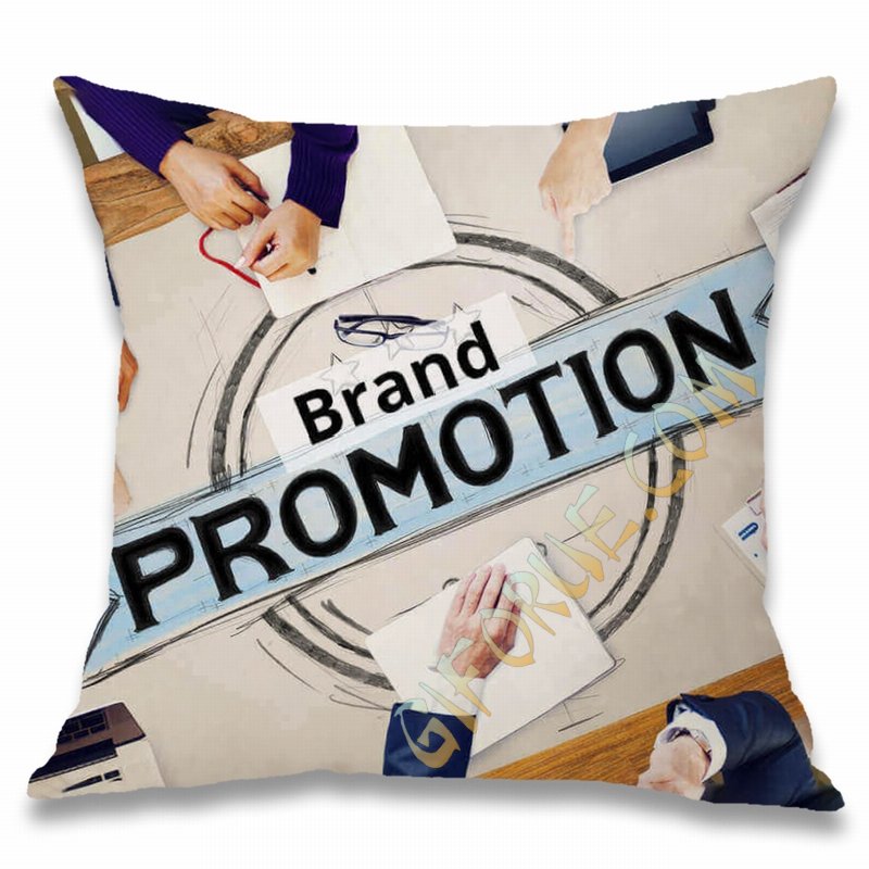 Personalised Square Cotton Pillow With Any Picture 14x14 In - Click Image to Close