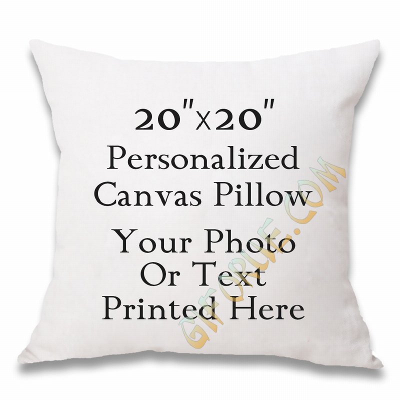 Custom-Made Diy Cotton Pillow Covers With Photo Top Gift 20x20 In - Click Image to Close