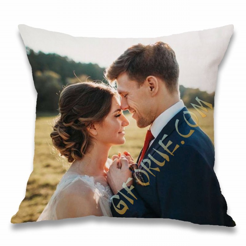 Custom-Made Diy Cotton Pillow Covers With Photo Top Gift 20x20 In - Click Image to Close