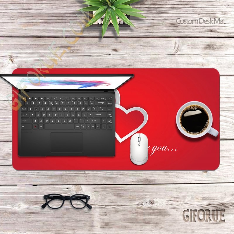 Custom Desk Mat With Photo Humorous Gift For Love - Click Image to Close