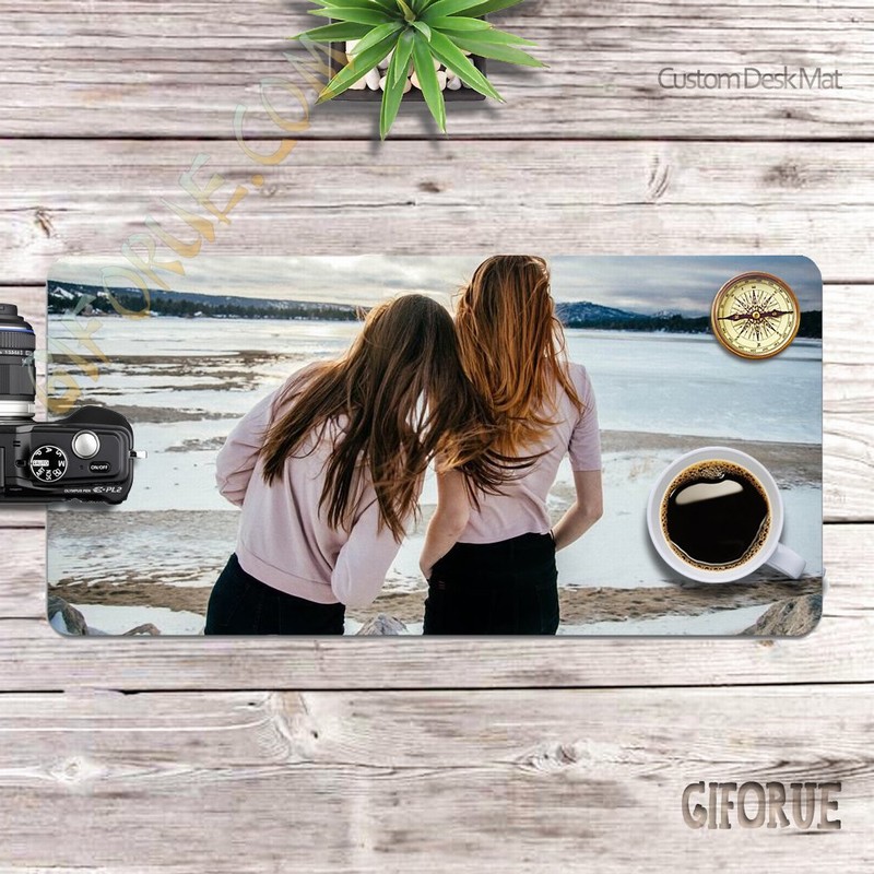 Custom Rubber Desk Pad With Name Top Gift For Friends - Click Image to Close